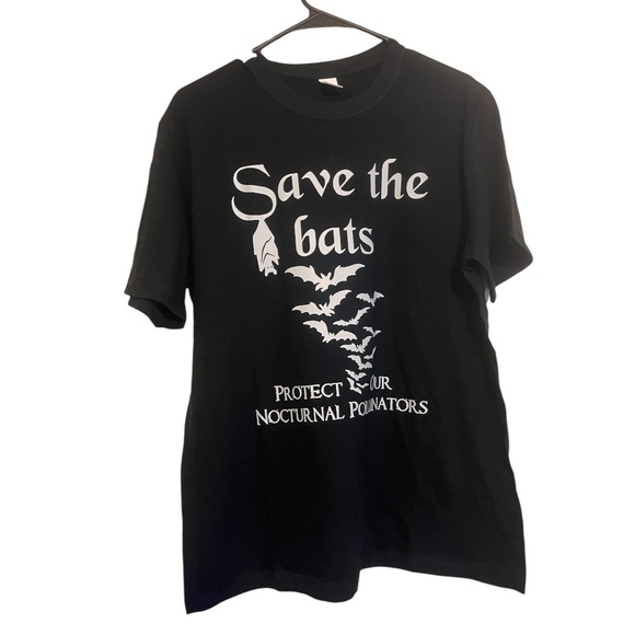 Black 'Save the Bats' Graphic T-Shirt - Picture 1 of 4